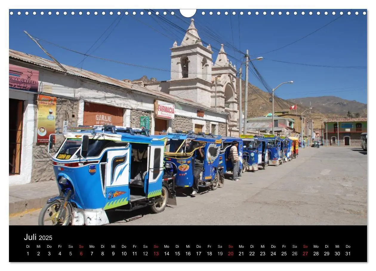 Bild: 9783435748891 | Peru - unterwegs (Wandkalender 2025 DIN A3 quer), CALVENDO...