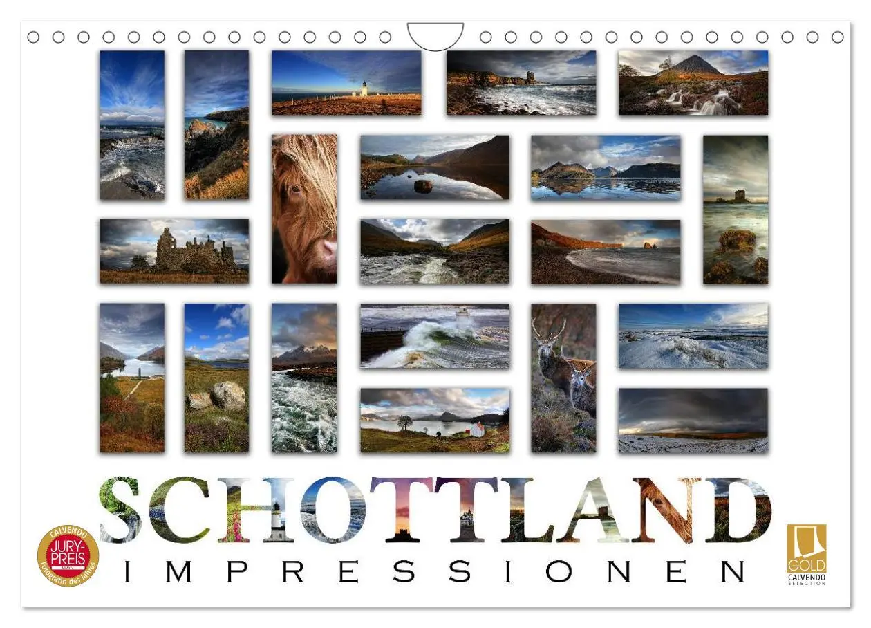 Cover: 9783516098891 | Schottland Impressionen (Wandkalender 2026 DIN A4 quer), CALVENDO...