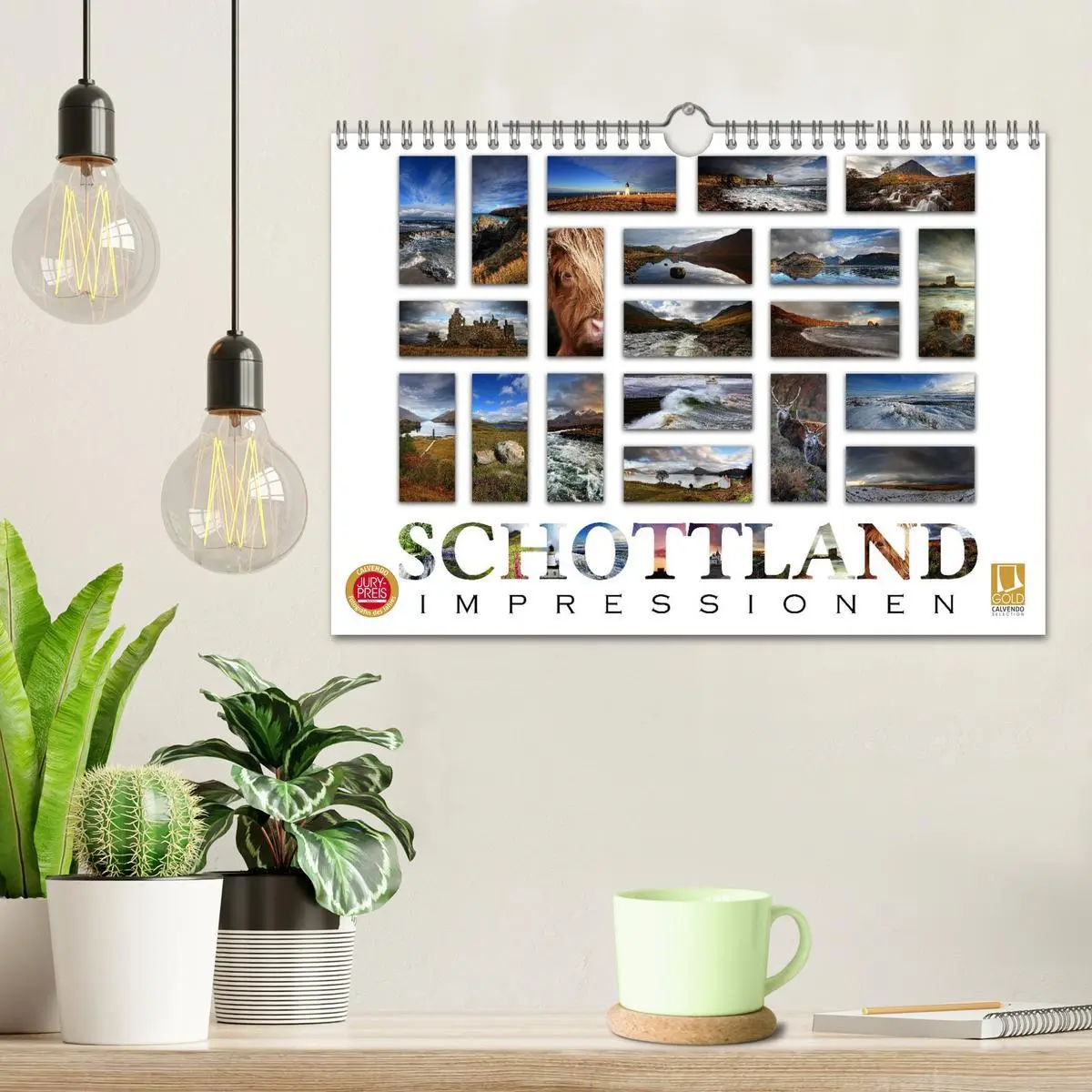 Bild: 9783516098891 | Schottland Impressionen (Wandkalender 2026 DIN A4 quer), CALVENDO...