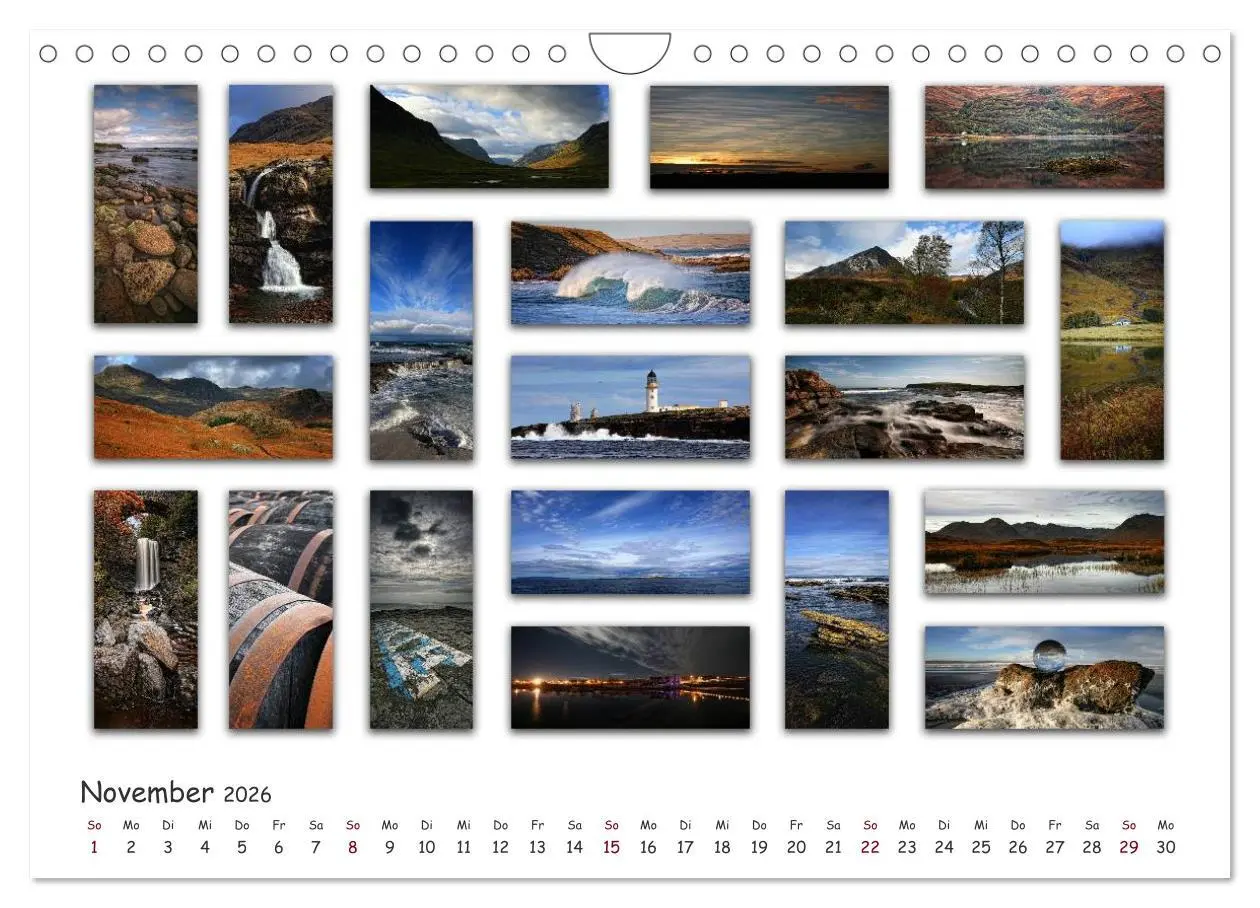 Bild: 9783516098891 | Schottland Impressionen (Wandkalender 2026 DIN A4 quer), CALVENDO...