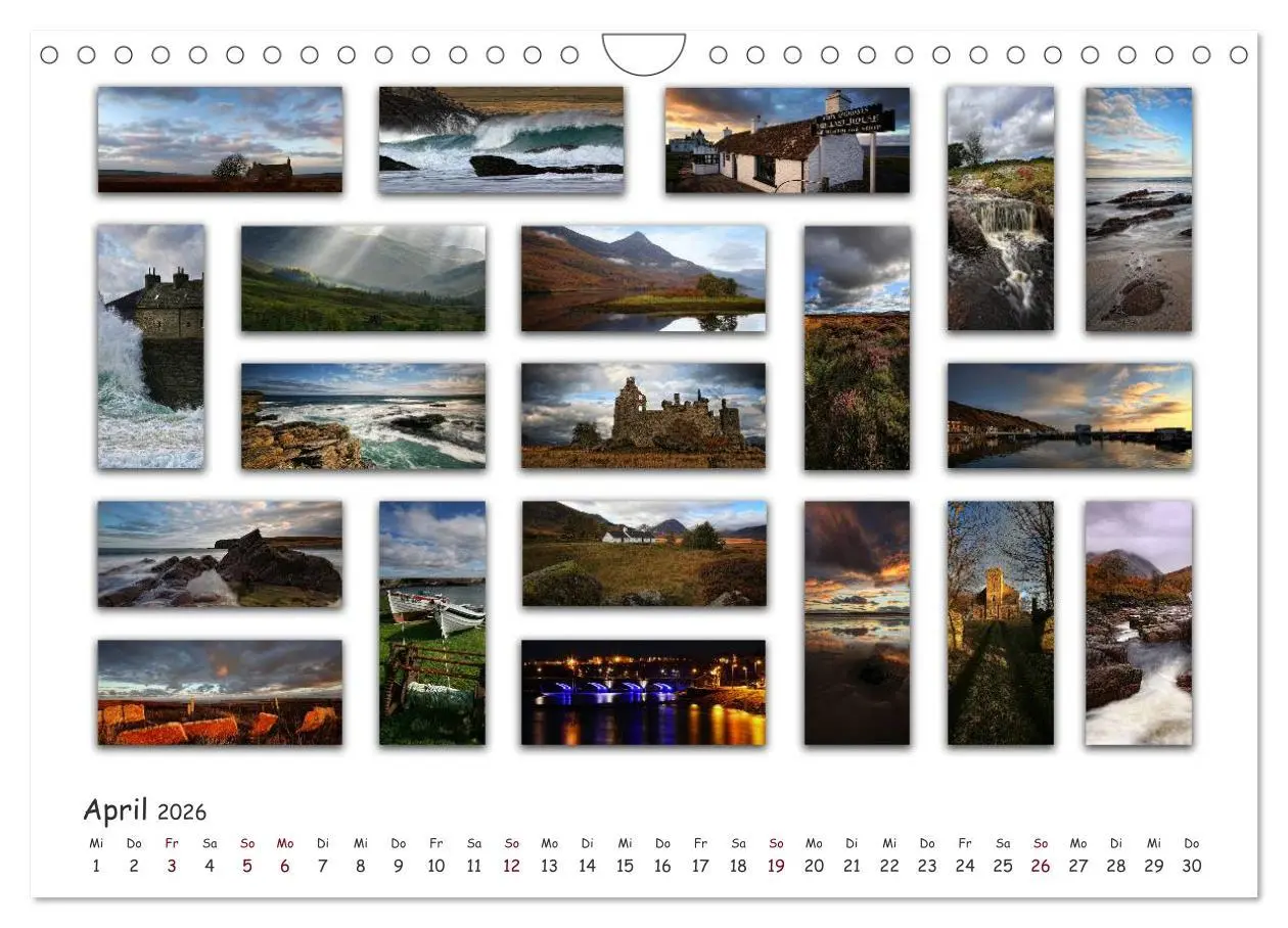 Bild: 9783516098891 | Schottland Impressionen (Wandkalender 2026 DIN A4 quer), CALVENDO...
