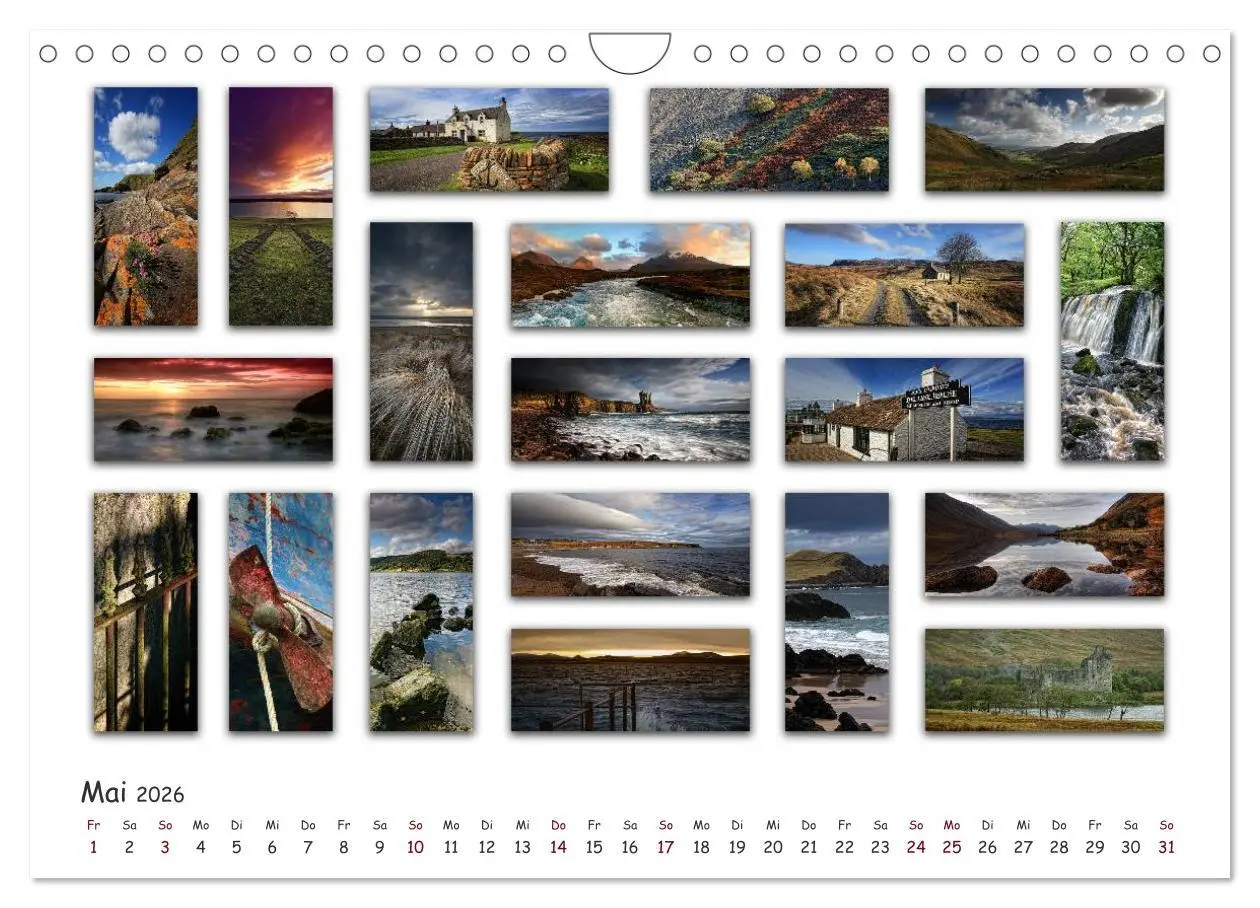 Bild: 9783516098891 | Schottland Impressionen (Wandkalender 2026 DIN A4 quer), CALVENDO...