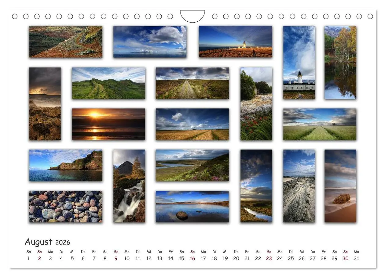 Bild: 9783516098891 | Schottland Impressionen (Wandkalender 2026 DIN A4 quer), CALVENDO...