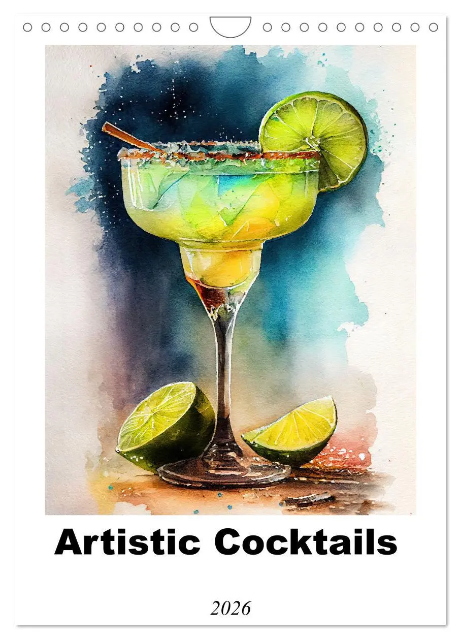 Cover: 9783516548891 | Artistic cocktails (Wall Calendar 2026 DIN A4 portrait), CALVENDO...