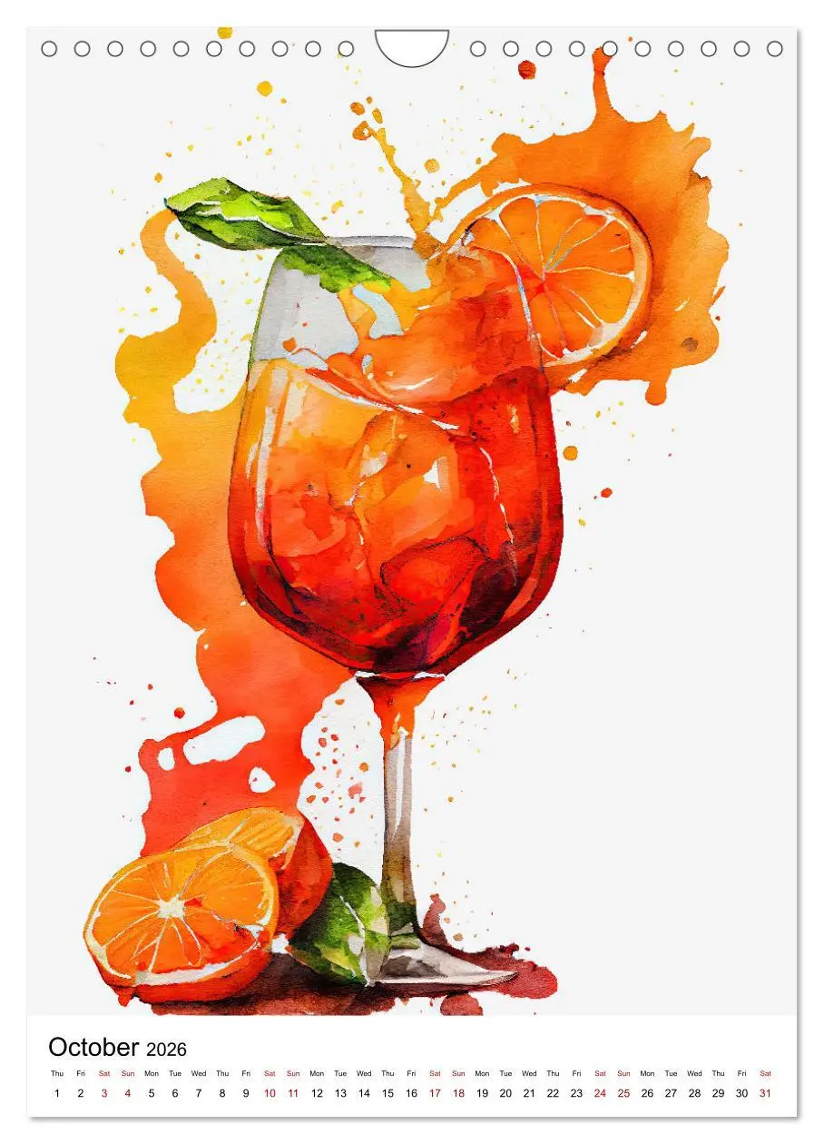 Bild: 9783516548891 | Artistic cocktails (Wall Calendar 2026 DIN A4 portrait), CALVENDO...