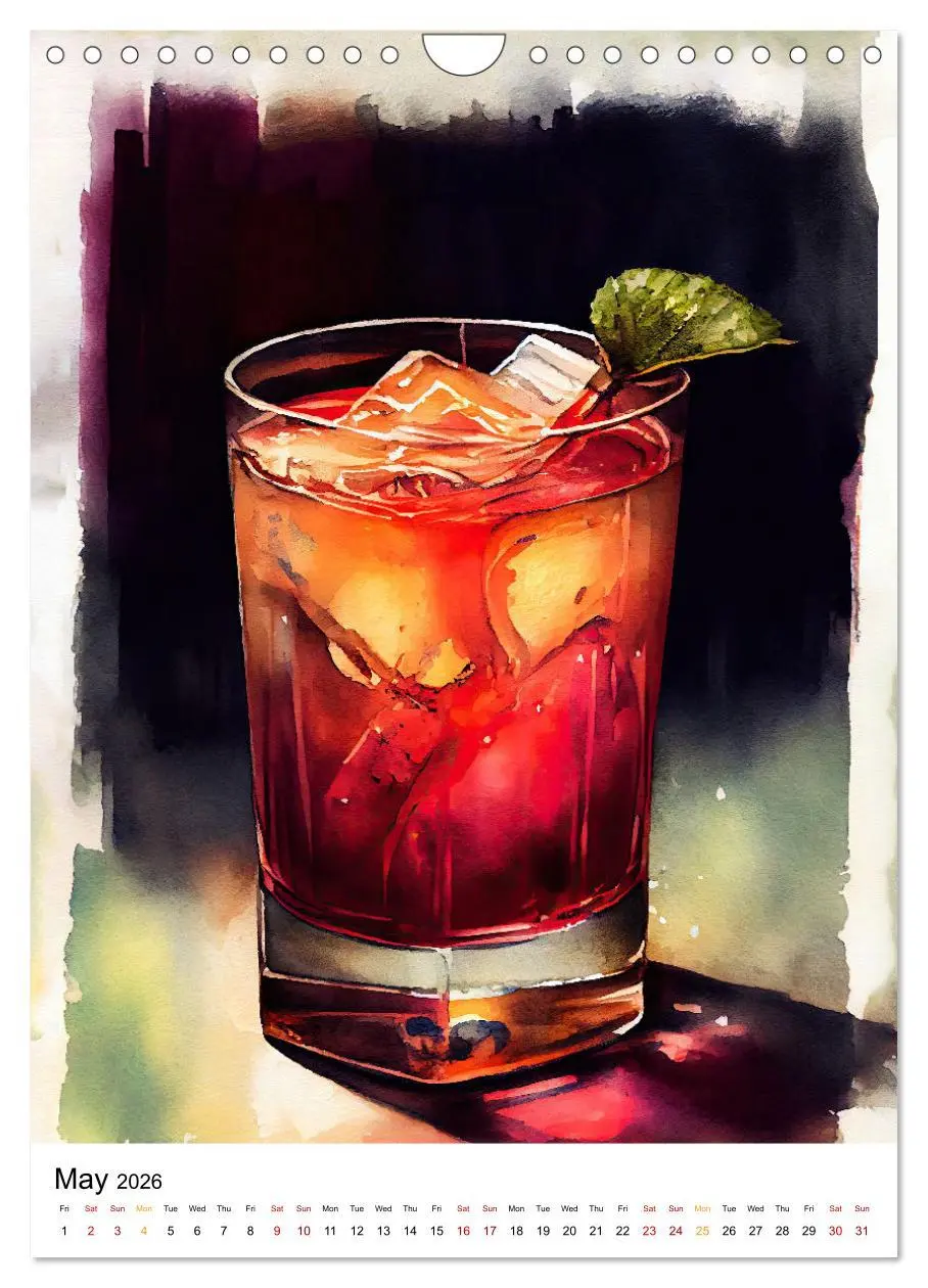 Bild: 9783516548891 | Artistic cocktails (Wall Calendar 2026 DIN A4 portrait), CALVENDO...