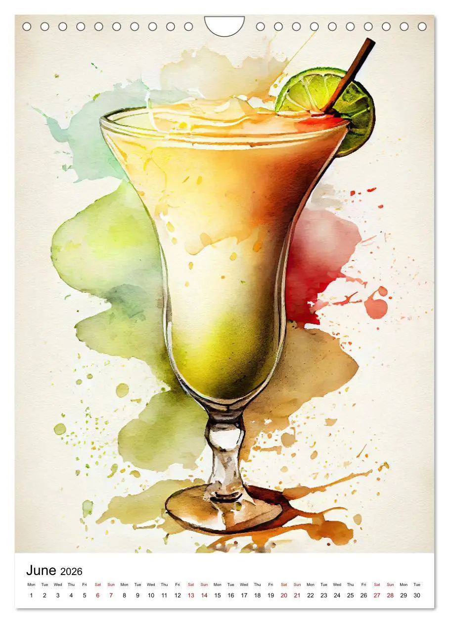 Bild: 9783516548891 | Artistic cocktails (Wall Calendar 2026 DIN A4 portrait), CALVENDO...
