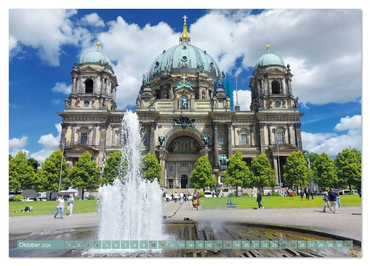 Bild: 9783516618891 | In Berlins Mitte (Wandkalender 2026 DIN A3 quer), CALVENDO...