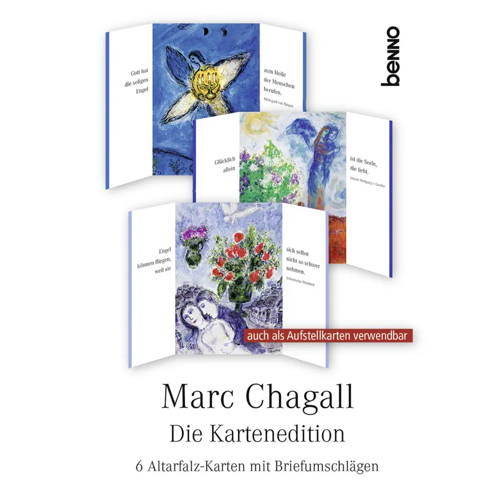 Cover: 9783746228891 | 6er-Set Altarfalzkarten »Marc Chagall« | Buch | Deutsch | 2024