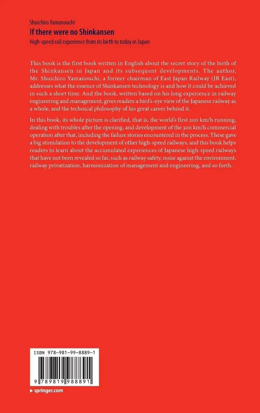 Rückseite: 9789819988891 | If there were no Shinkansen | Shuichiro Yamanouchi | Buch | xvi | 2024