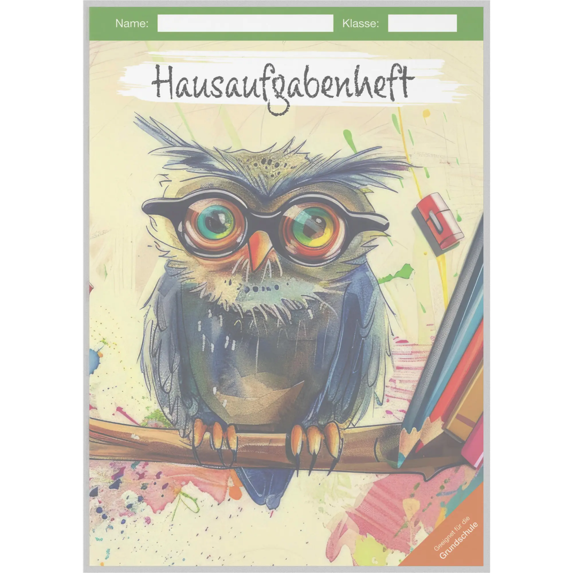 Cover: 4069095008991 | Hausaufgabenheft Grundschule Eule | Kalender | 128 S. | Deutsch