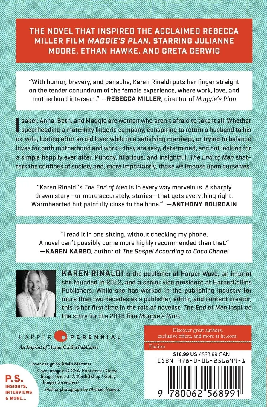Rückseite: 9780062568991 | End of Men, The | Karen Rinaldi | Taschenbuch | Englisch | 2020