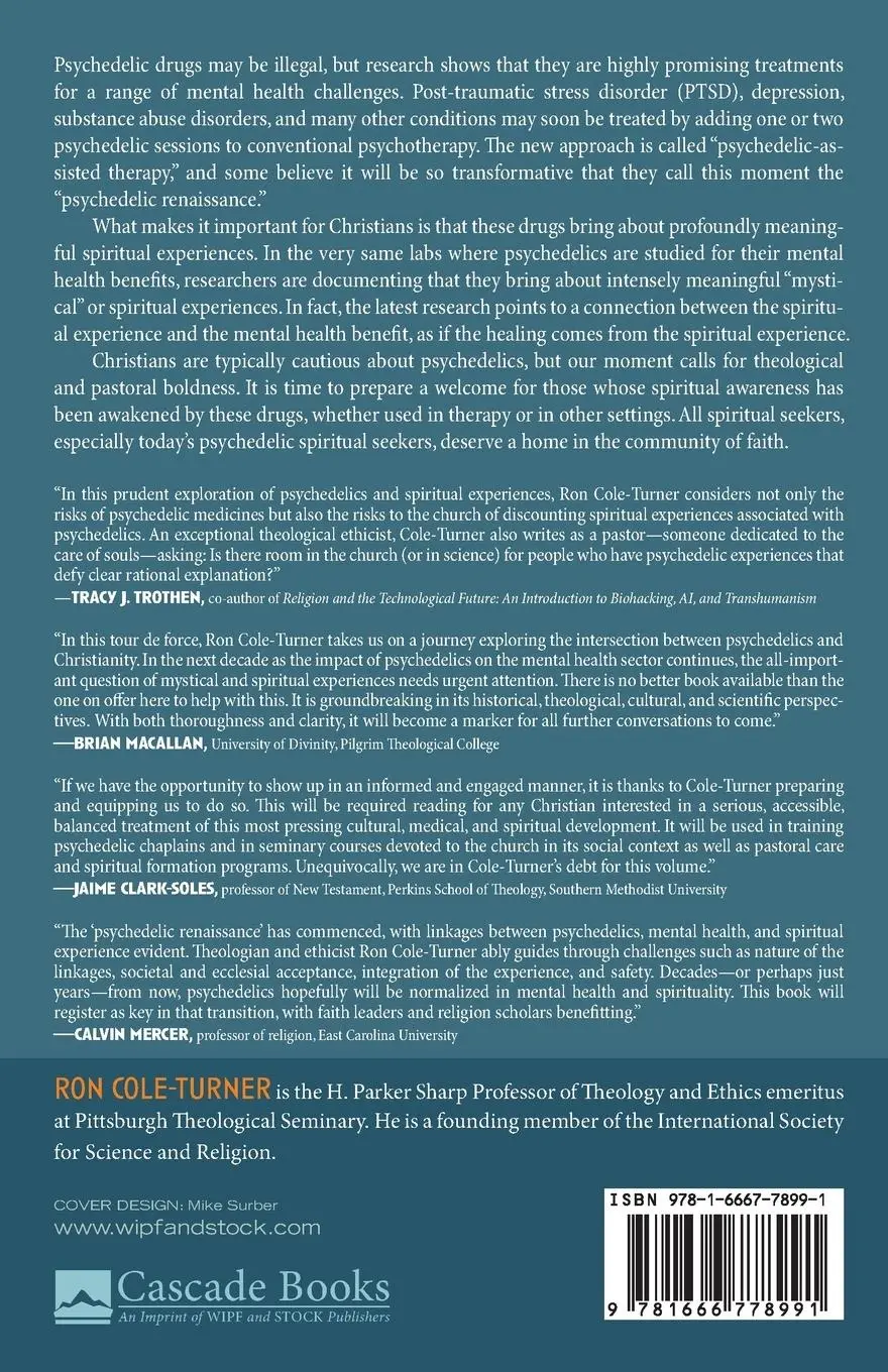 Rückseite: 9781666778991 | Psychedelics and Christian Faith | Ronald Cole-Turner | Taschenbuch