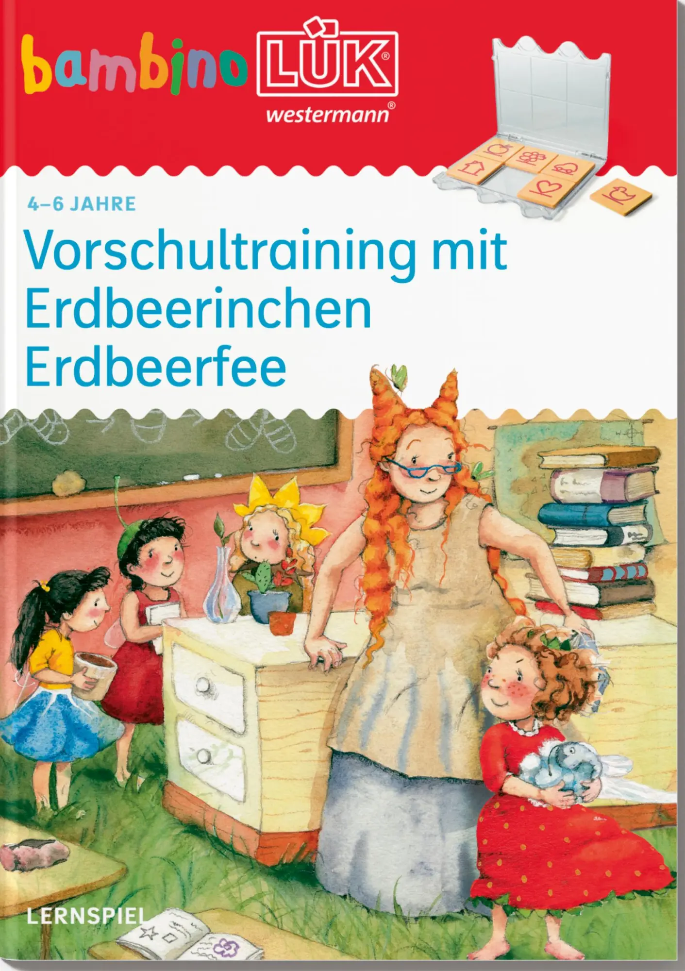 Cover: 9783072478991 | bambinoLÜK. Vorschultraining mit Erdbeerinchen Erdbeerfee. 4/5/6 Jahre