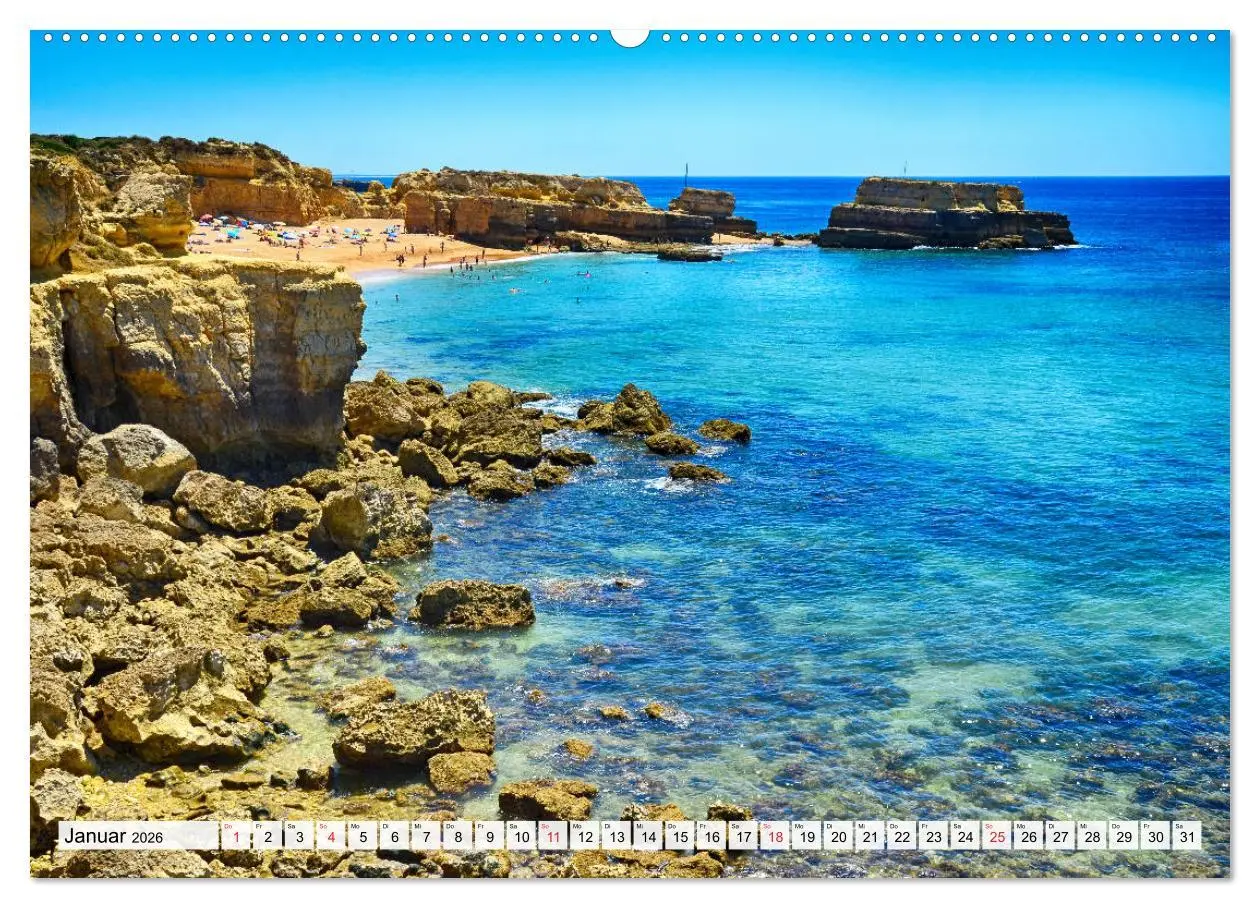 Bild: 9783457828991 | Algarve zum Träumen (Wandkalender 2026 DIN A2 quer), CALVENDO...