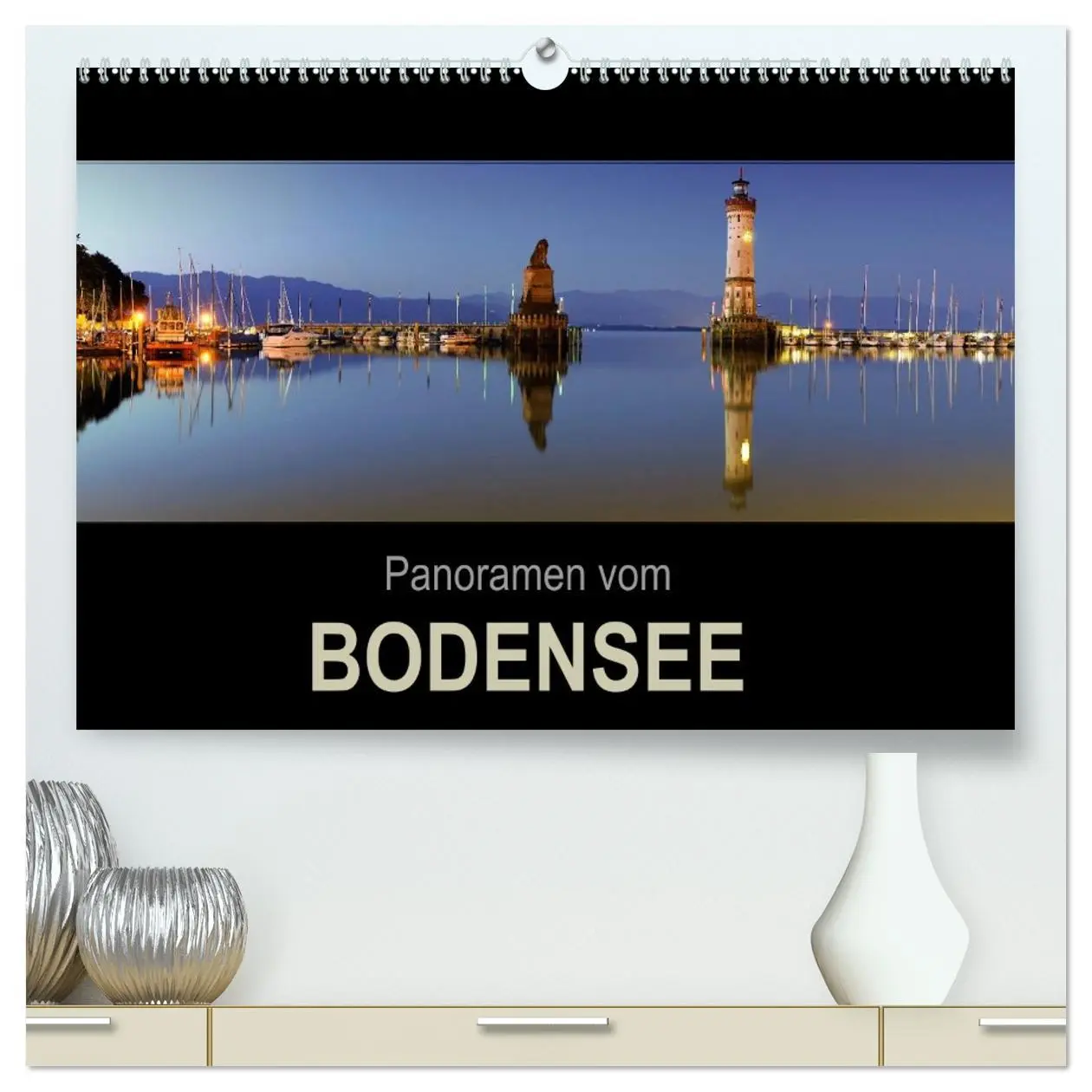 Cover: 9783516088991 | Panoramen vom Bodensee (hochwertiger Premium Wandkalender 2026 DIN...