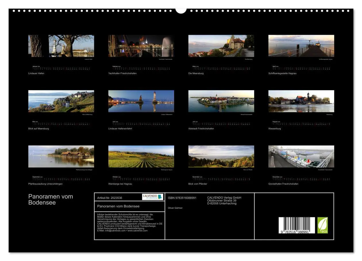 Bild: 9783516088991 | Panoramen vom Bodensee (hochwertiger Premium Wandkalender 2026 DIN...