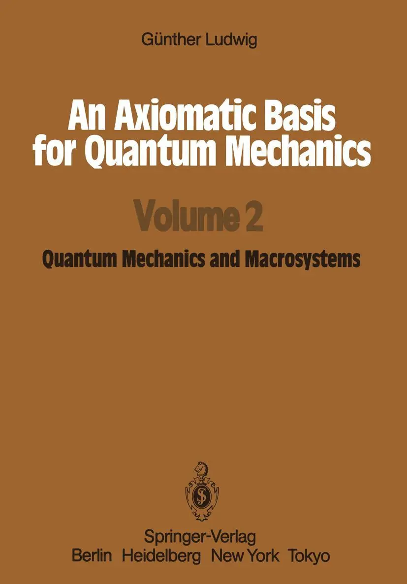 Cover: 9783642718991 | An Axiomatic Basis for Quantum Mechanics | Günther Ludwig | Buch | x