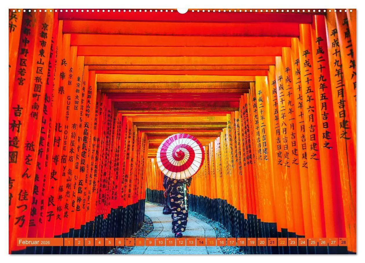 Bild: 9783457409091 | JAPAN - Im Land des Lächelns (Wandkalender 2026 DIN A2 quer),...