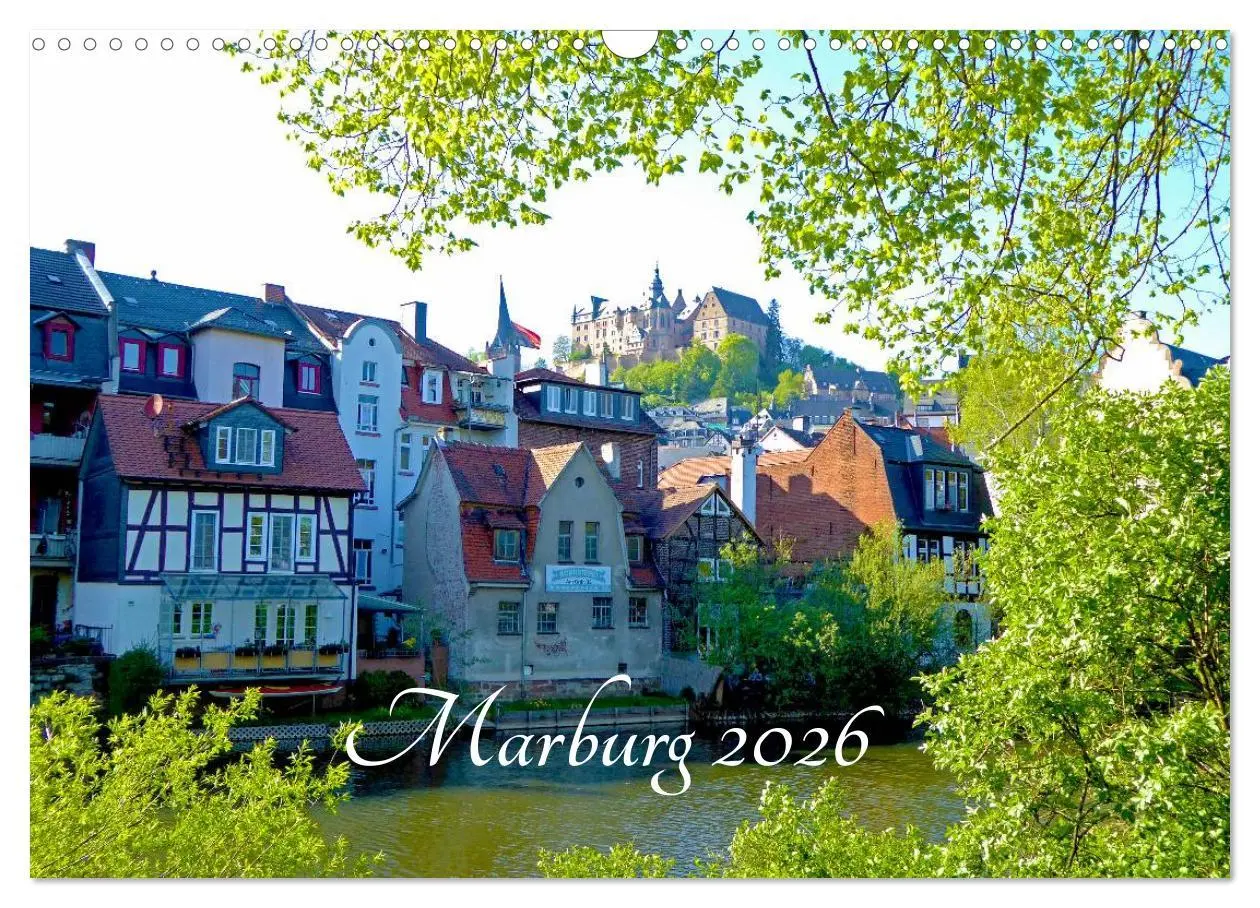 Cover: 9783457959091 | Marburg 2026 (Wandkalender 2026 DIN A3 quer), CALVENDO Monatskalender