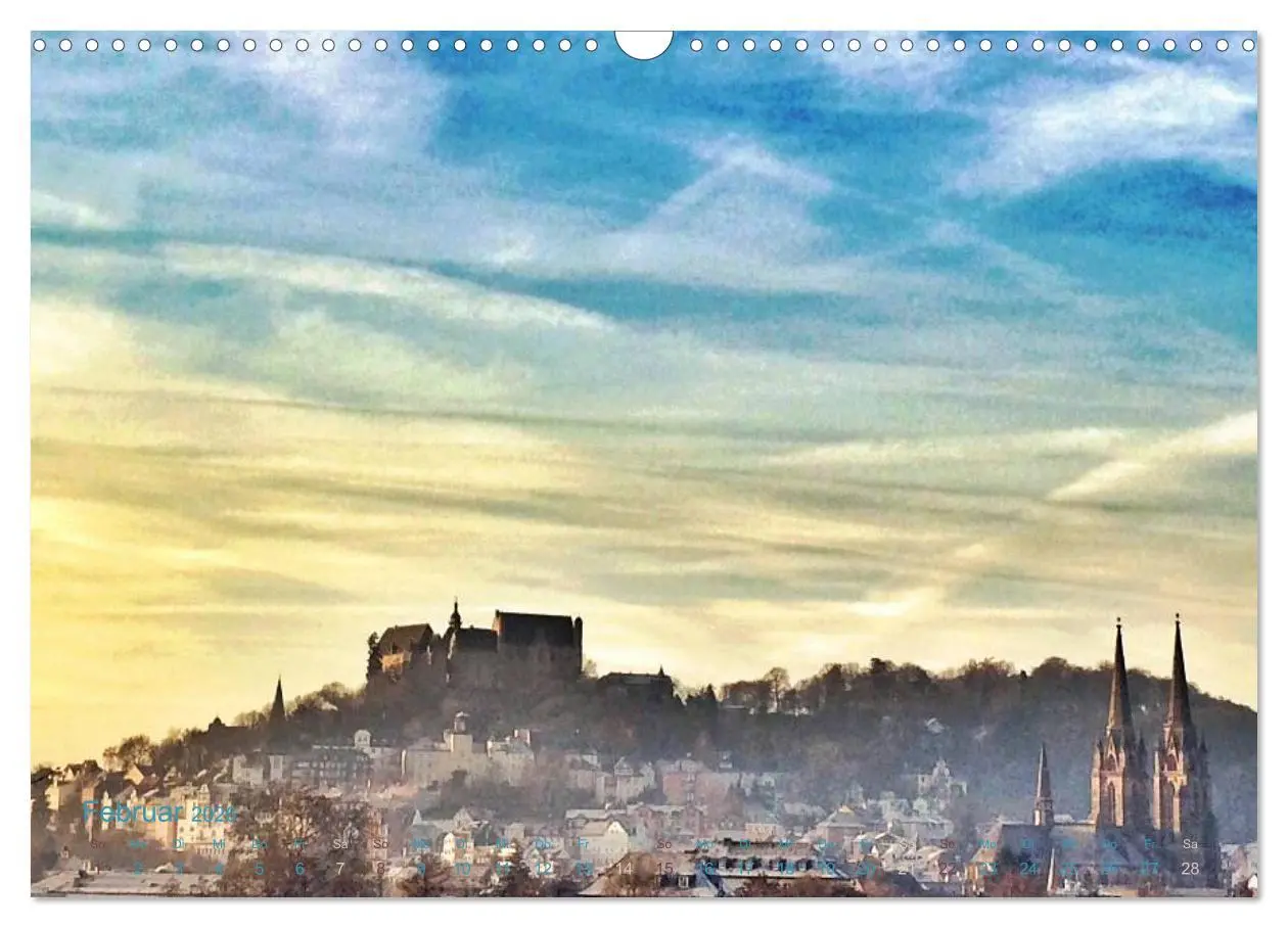Bild: 9783457959091 | Marburg 2026 (Wandkalender 2026 DIN A3 quer), CALVENDO Monatskalender