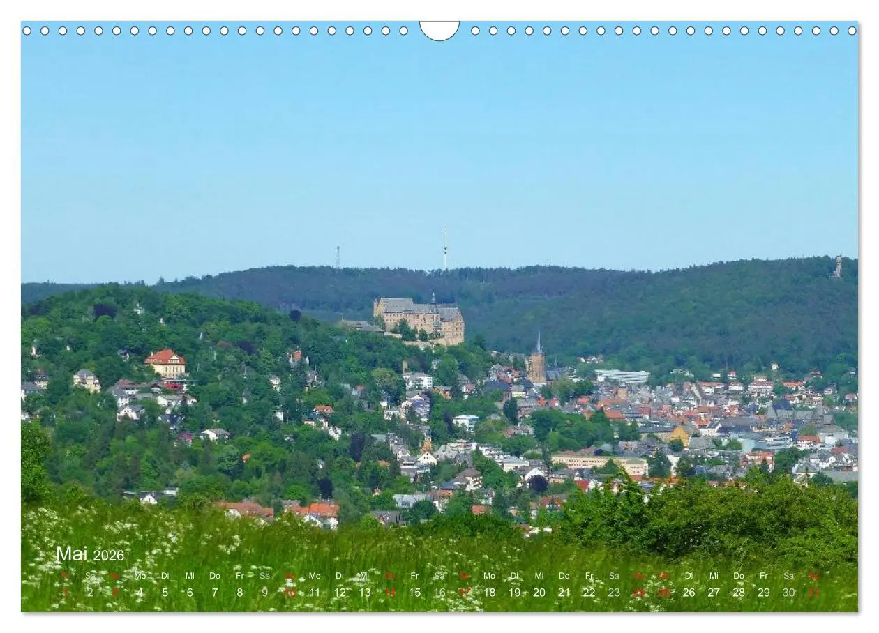 Bild: 9783457959091 | Marburg 2026 (Wandkalender 2026 DIN A3 quer), CALVENDO Monatskalender