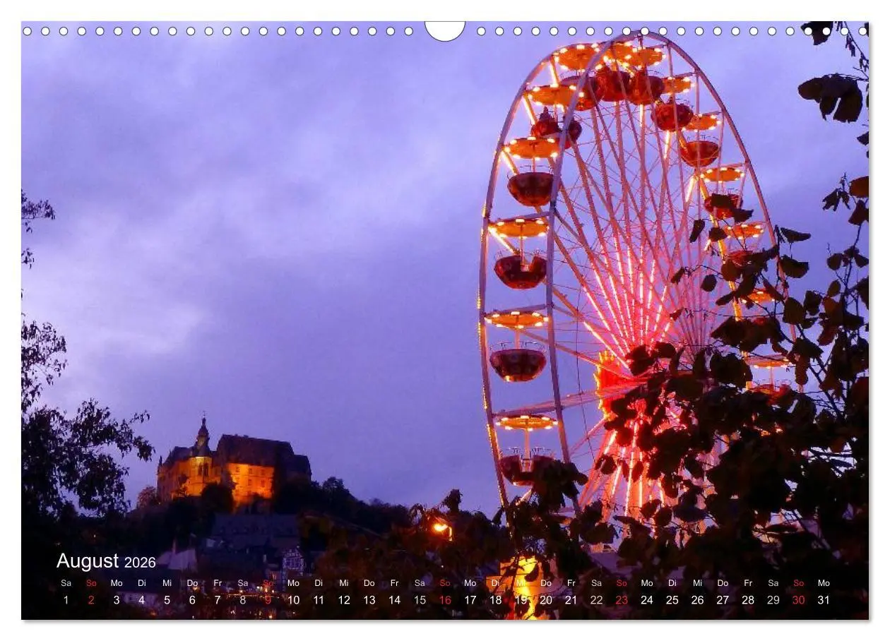 Bild: 9783457959091 | Marburg 2026 (Wandkalender 2026 DIN A3 quer), CALVENDO Monatskalender