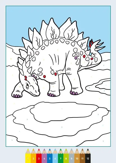 Bild: 9783473489091 | CreArt Malen nach Zahlen ab 5: Dinosaurier | Stefan Richter | Buch