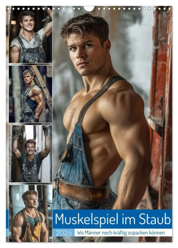 Cover: 9783516599091 | Muskelspiel im Staub (Wandkalender 2026 DIN A3 hoch), CALVENDO...