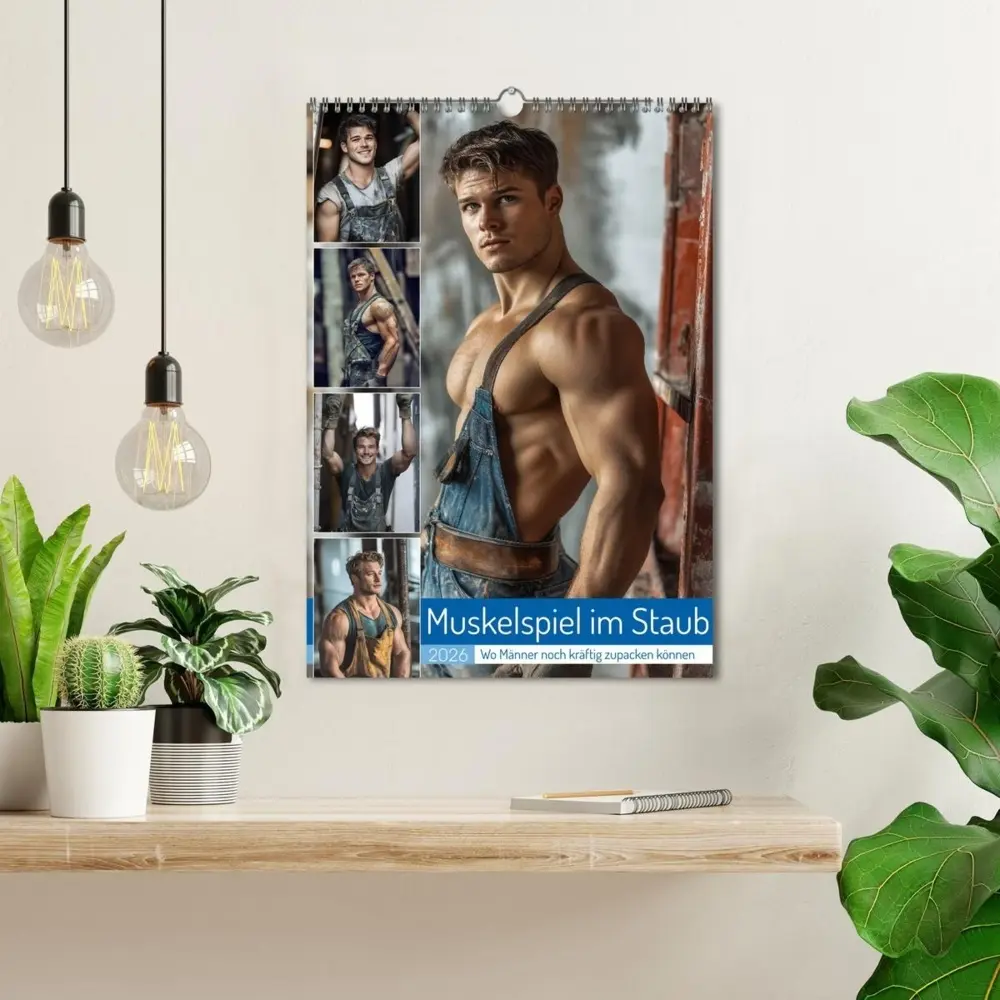 Bild: 9783516599091 | Muskelspiel im Staub (Wandkalender 2026 DIN A3 hoch), CALVENDO...