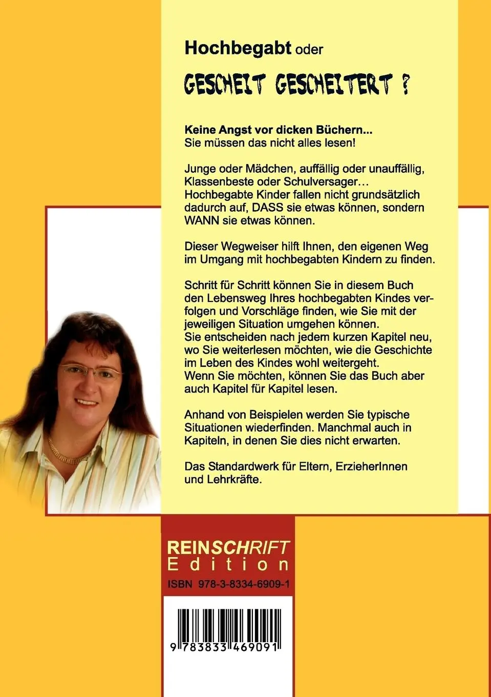Rückseite: 9783833469091 | Hochbegabt oder gescheit gescheitert? | Monika Reinsch | Taschenbuch