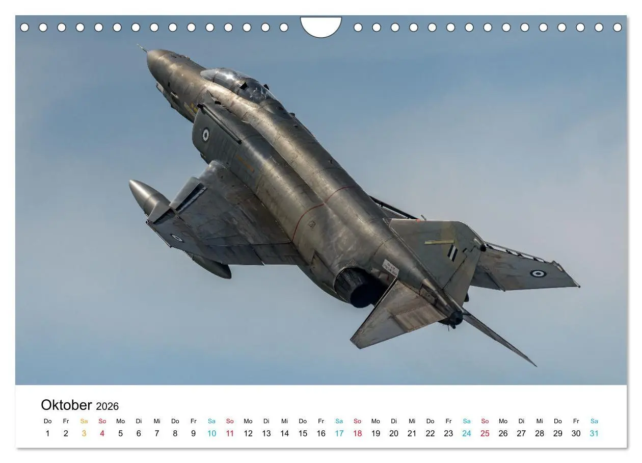 Bild: 9783457639191 | Die letzten McDonnell Douglas F-4 Phantom II (Wandkalender 2026 DIN...