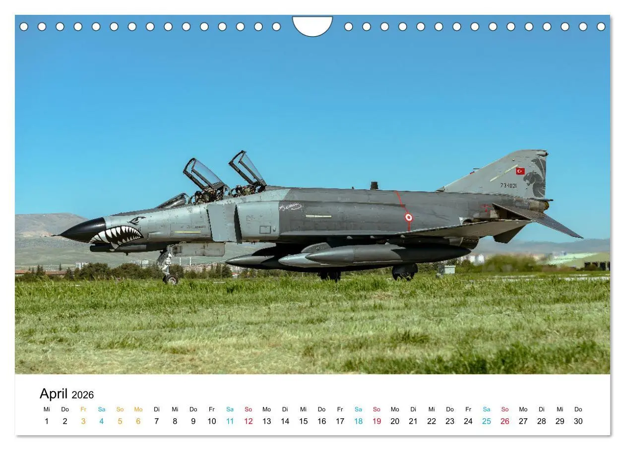 Bild: 9783457639191 | Die letzten McDonnell Douglas F-4 Phantom II (Wandkalender 2026 DIN...