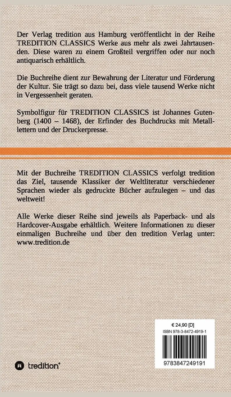 Rückseite: 9783847249191 | Kleine Porträtgalerie | Fünf Essays | Egon Friedell | Buch | 120 S.