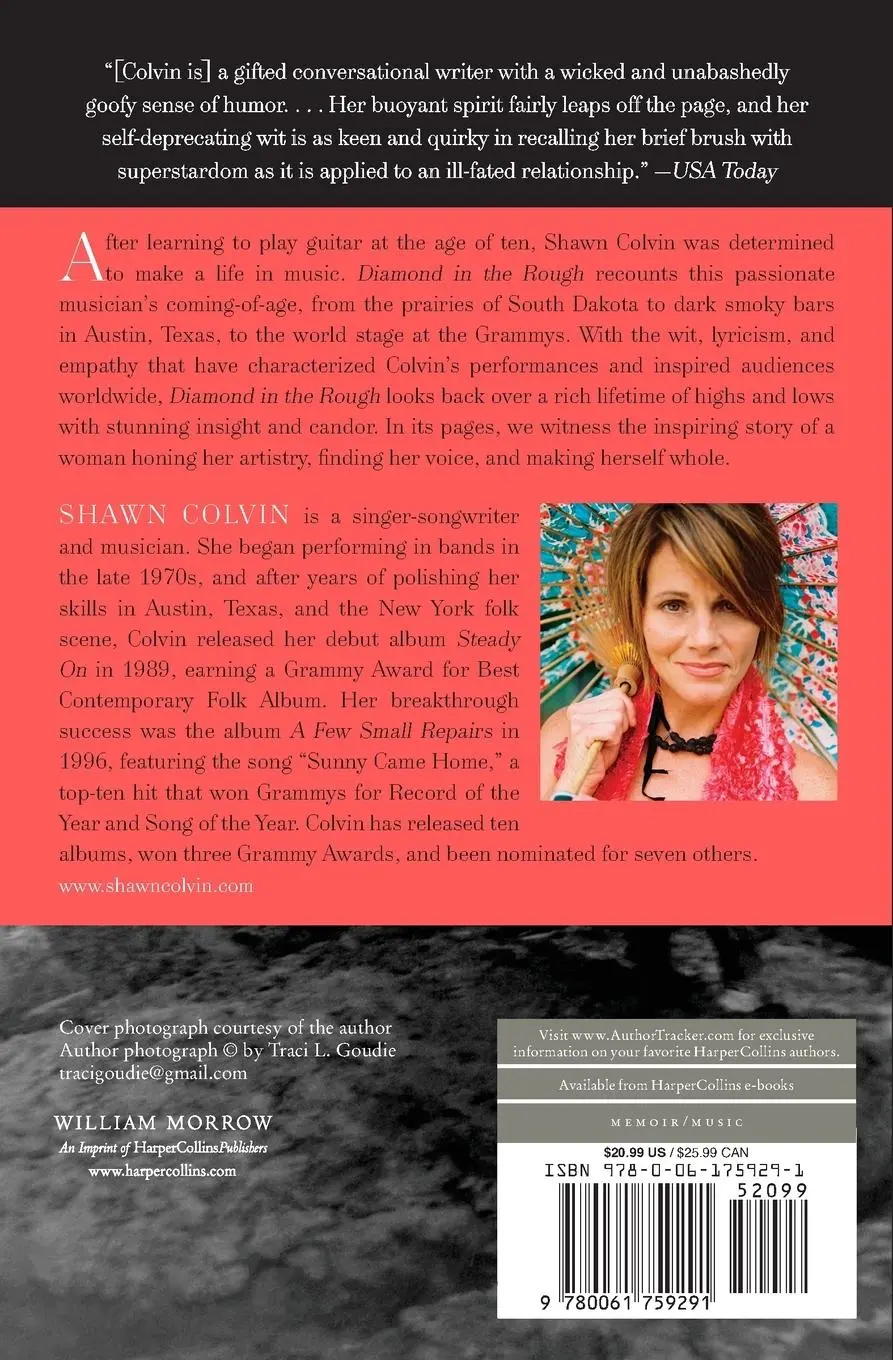 Rückseite: 9780061759291 | DIAMOND ROUGH PB | Shawn Colvin | Taschenbuch | Englisch | 2018 | Avon