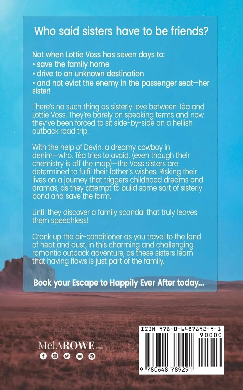 Rückseite: 9780648789291 | The Sister Trip | A Romantic Outback Adventure | Mel A Rowe | Buch