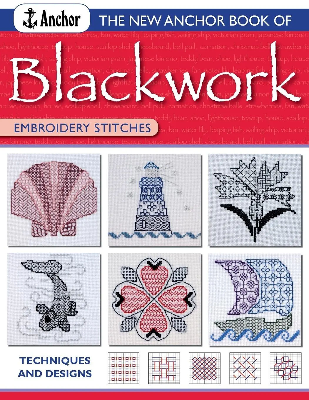Cover: 9780715319291 | The New Anchor Book of Blackwork Embroidery Stitches | Anchor Book