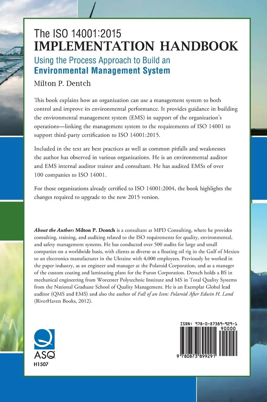 Rückseite: 9780873899291 | The ISO 14001 | Milton P. Dentch | Buch | Englisch | 2016