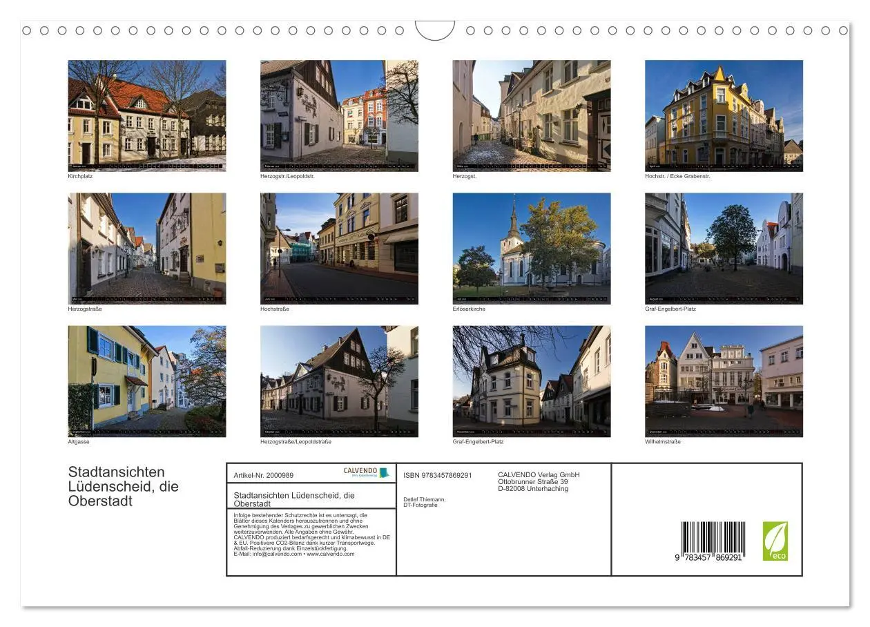 Bild: 9783457869291 | Stadtansichten Lüdenscheid, die Oberstadt (Wandkalender 2026 DIN A3...