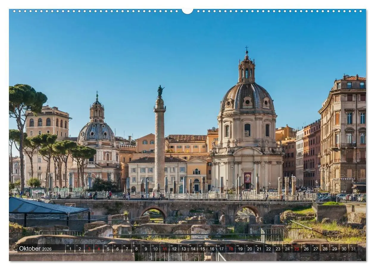 Bild: 9783516199291 | Ein Wochenende in Rom (Wandkalender 2026 DIN A2 quer), CALVENDO...