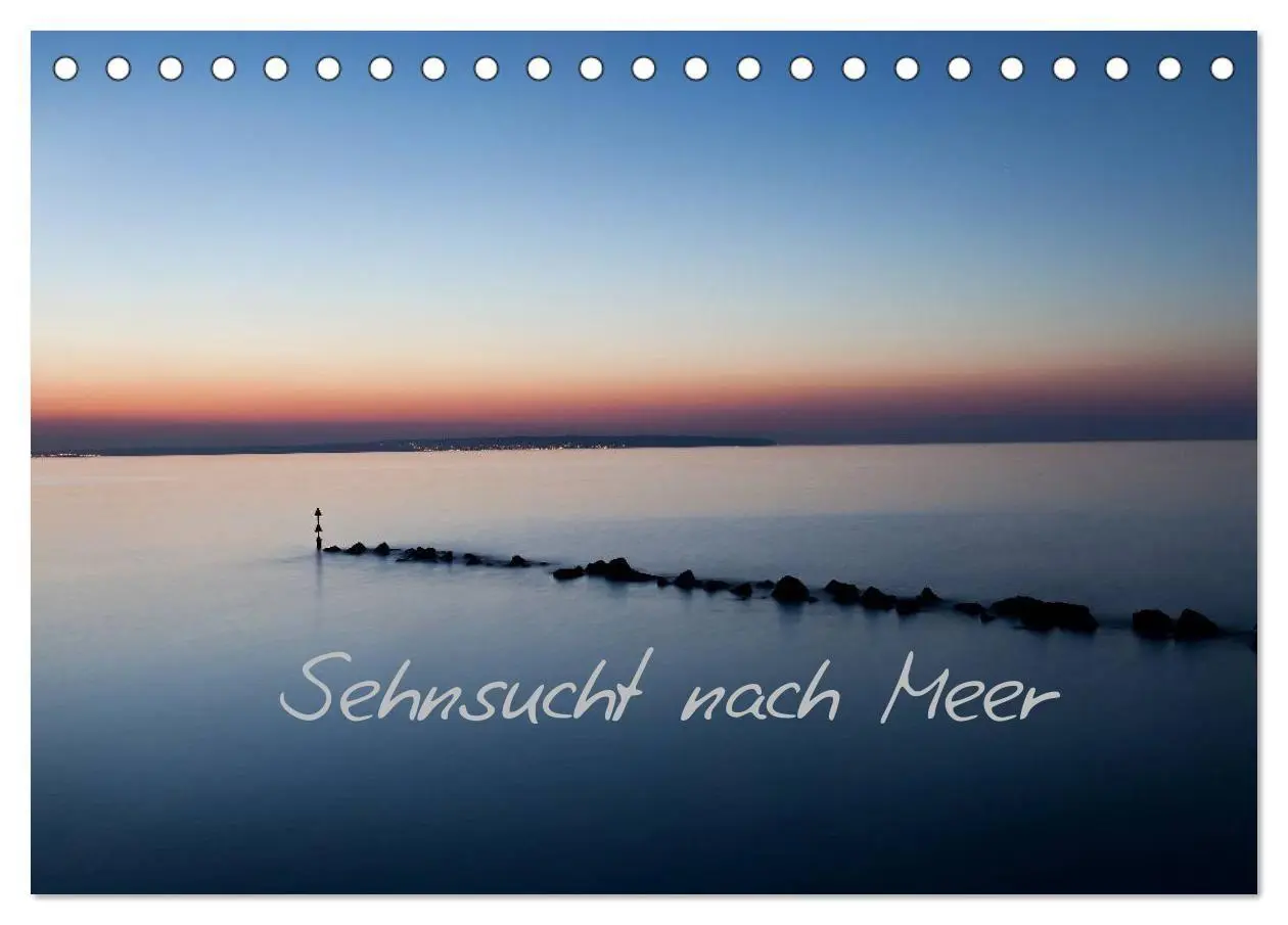 Cover: 9783594249291 | Sehnsucht nach Meer (Tischkalender 2027 DIN A5 quer), CALVENDO...