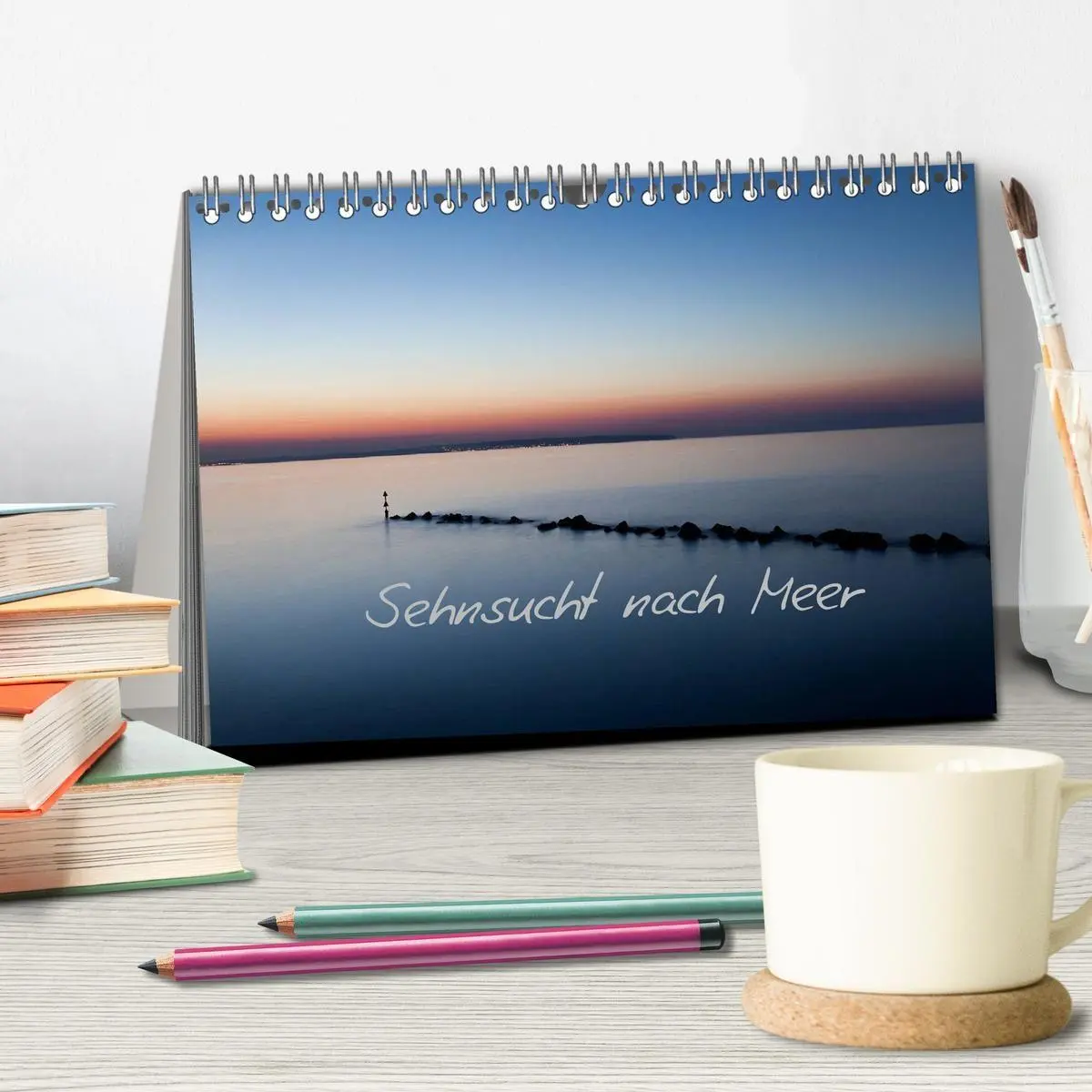 Bild: 9783594249291 | Sehnsucht nach Meer (Tischkalender 2027 DIN A5 quer), CALVENDO...