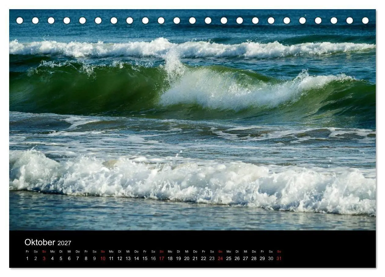 Bild: 9783594249291 | Sehnsucht nach Meer (Tischkalender 2027 DIN A5 quer), CALVENDO...