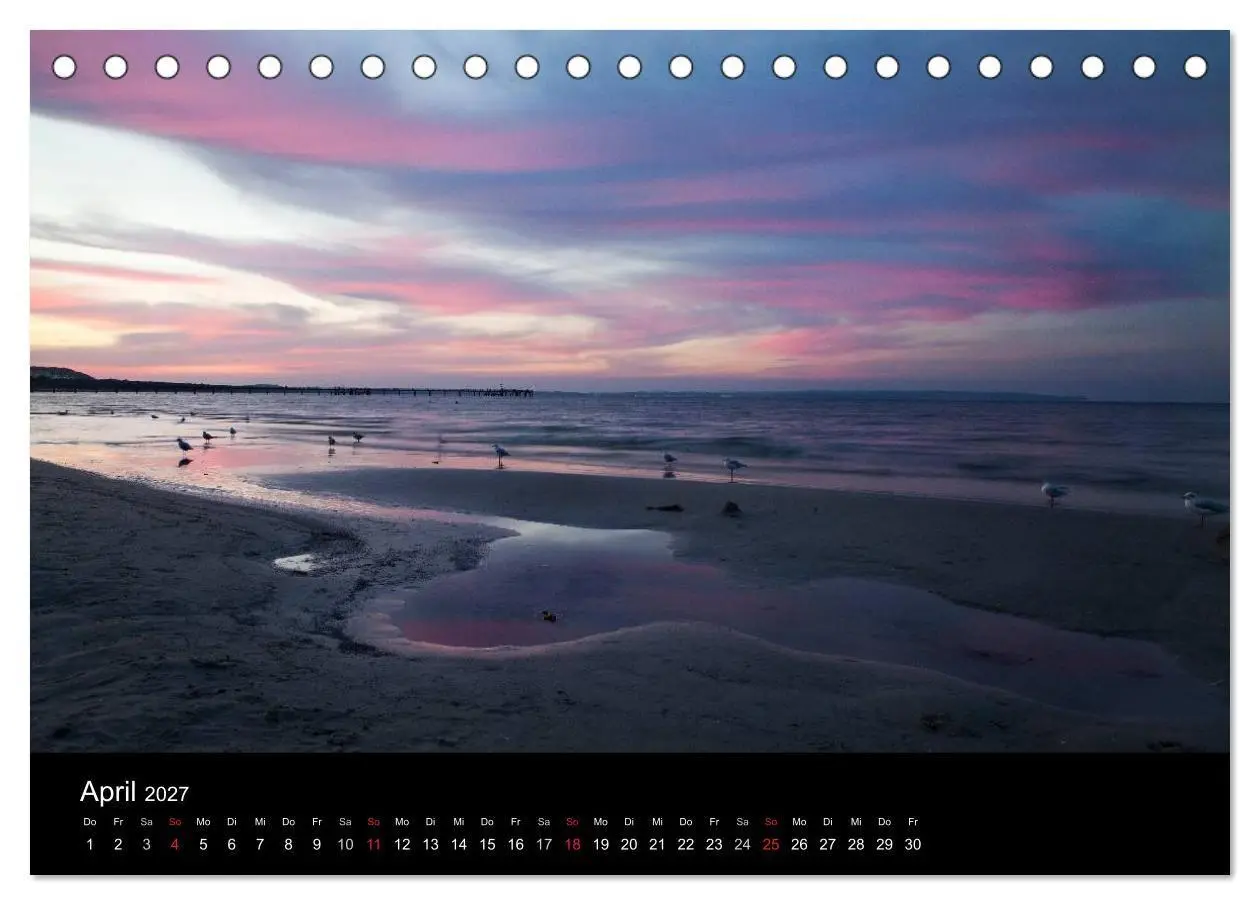 Bild: 9783594249291 | Sehnsucht nach Meer (Tischkalender 2027 DIN A5 quer), CALVENDO...