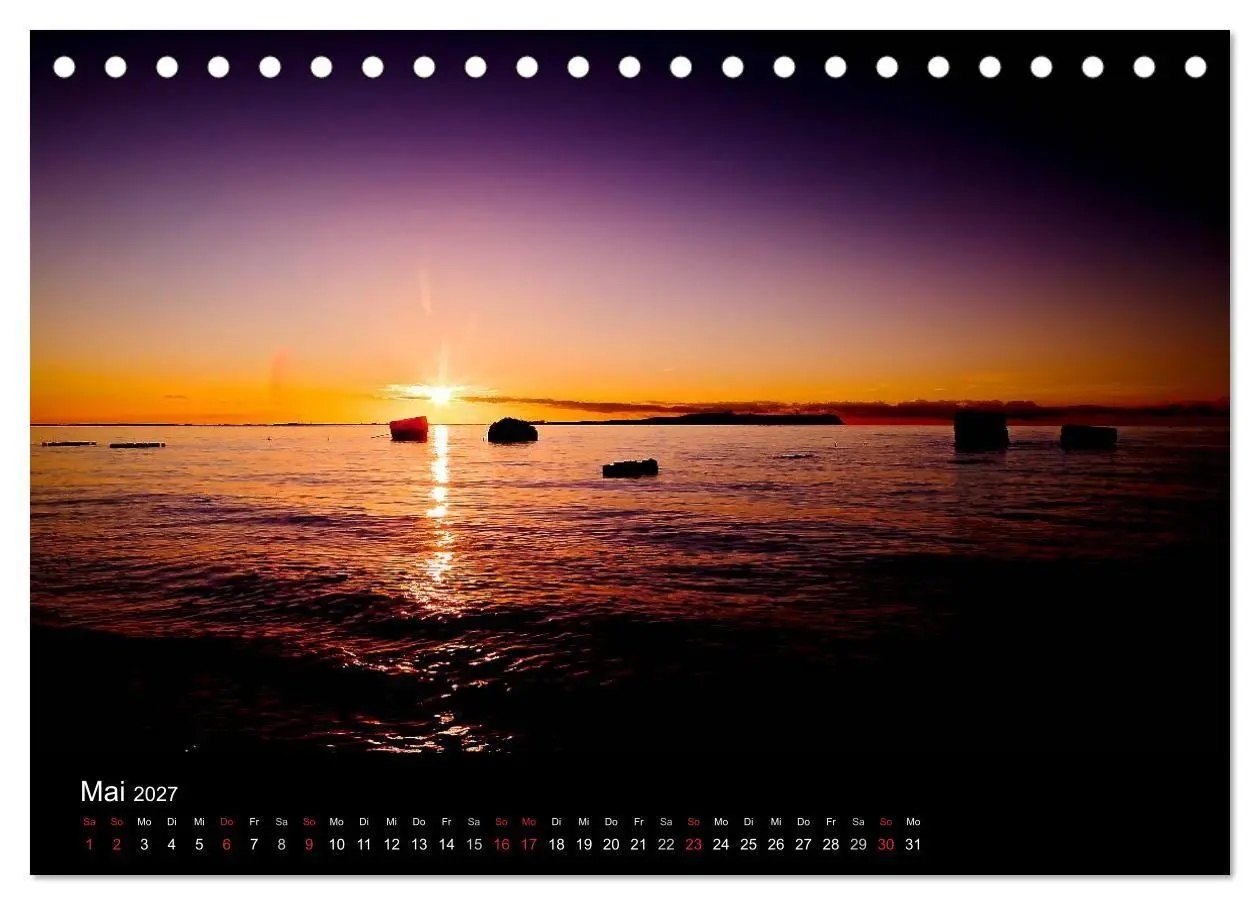 Bild: 9783594249291 | Sehnsucht nach Meer (Tischkalender 2027 DIN A5 quer), CALVENDO...