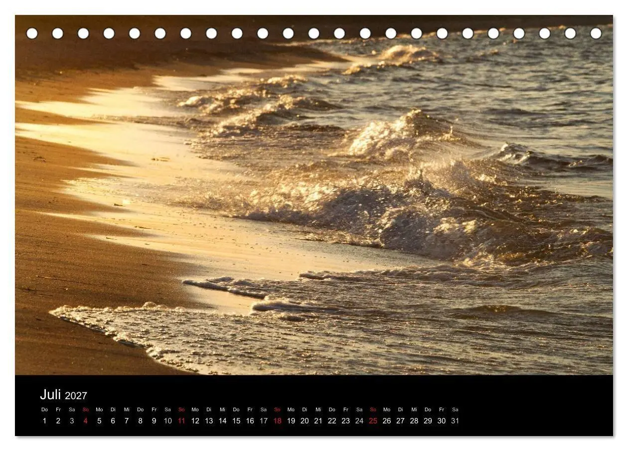 Bild: 9783594249291 | Sehnsucht nach Meer (Tischkalender 2027 DIN A5 quer), CALVENDO...