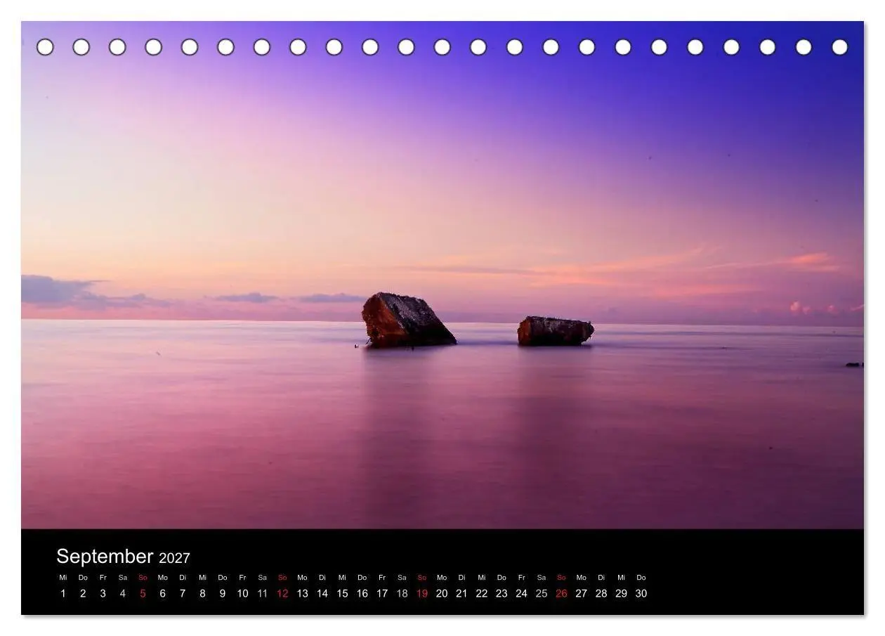 Bild: 9783594249291 | Sehnsucht nach Meer (Tischkalender 2027 DIN A5 quer), CALVENDO...