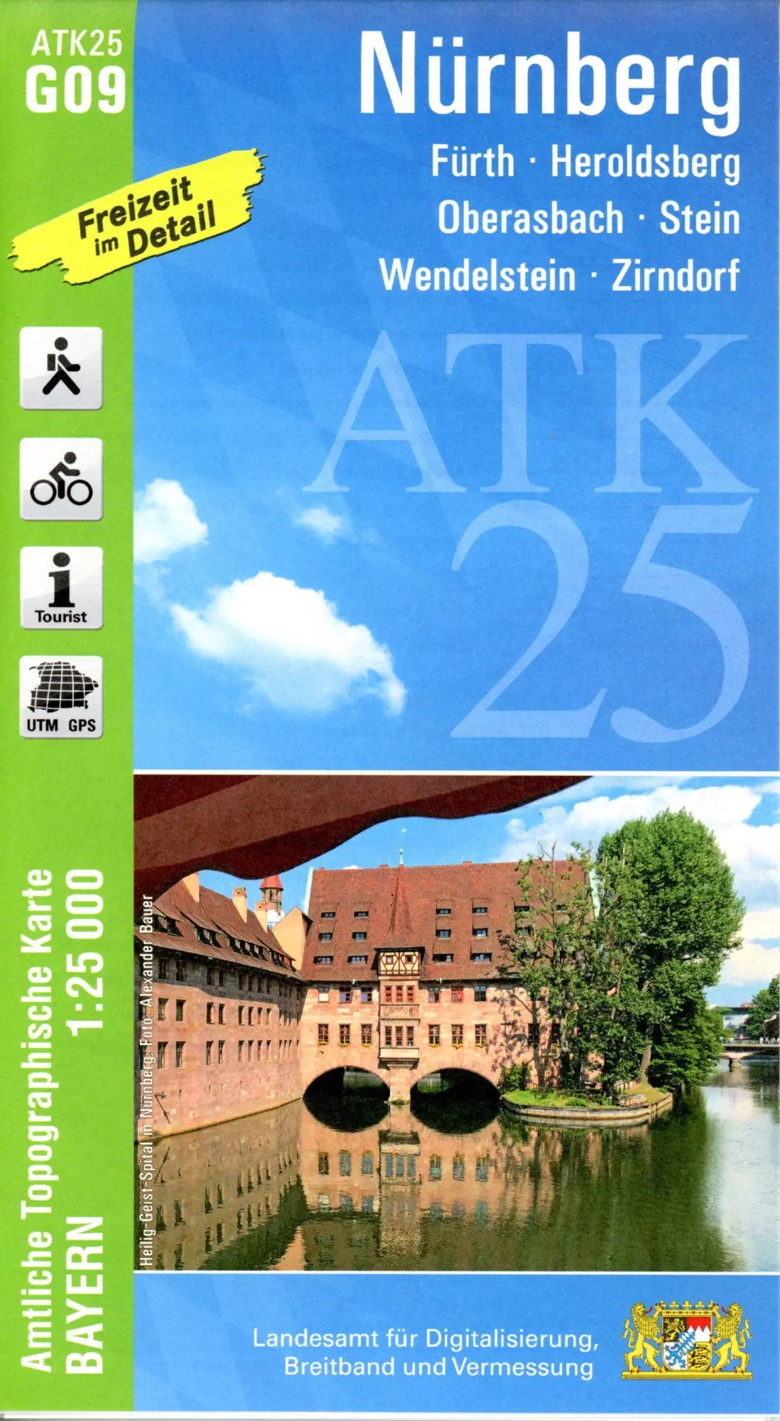 Cover: 9783899339291 | Nürnberg 1 : 25 000 | Digitalisierung | (Land-)Karte | Deutsch | 2022