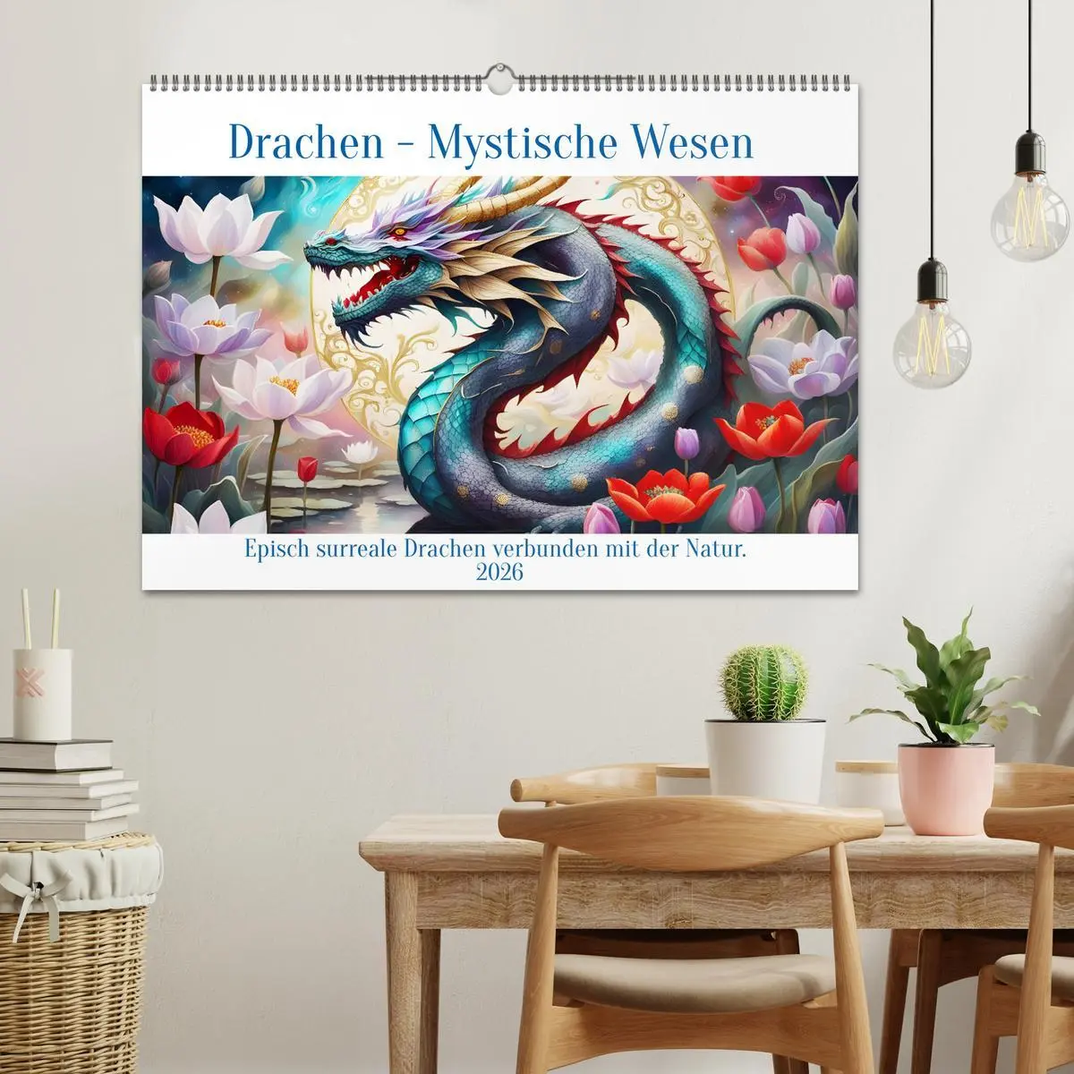 Bild: 9783457309391 | Drachen - Mystische Wesen (Wandkalender 2026 DIN A2 quer), CALVENDO...