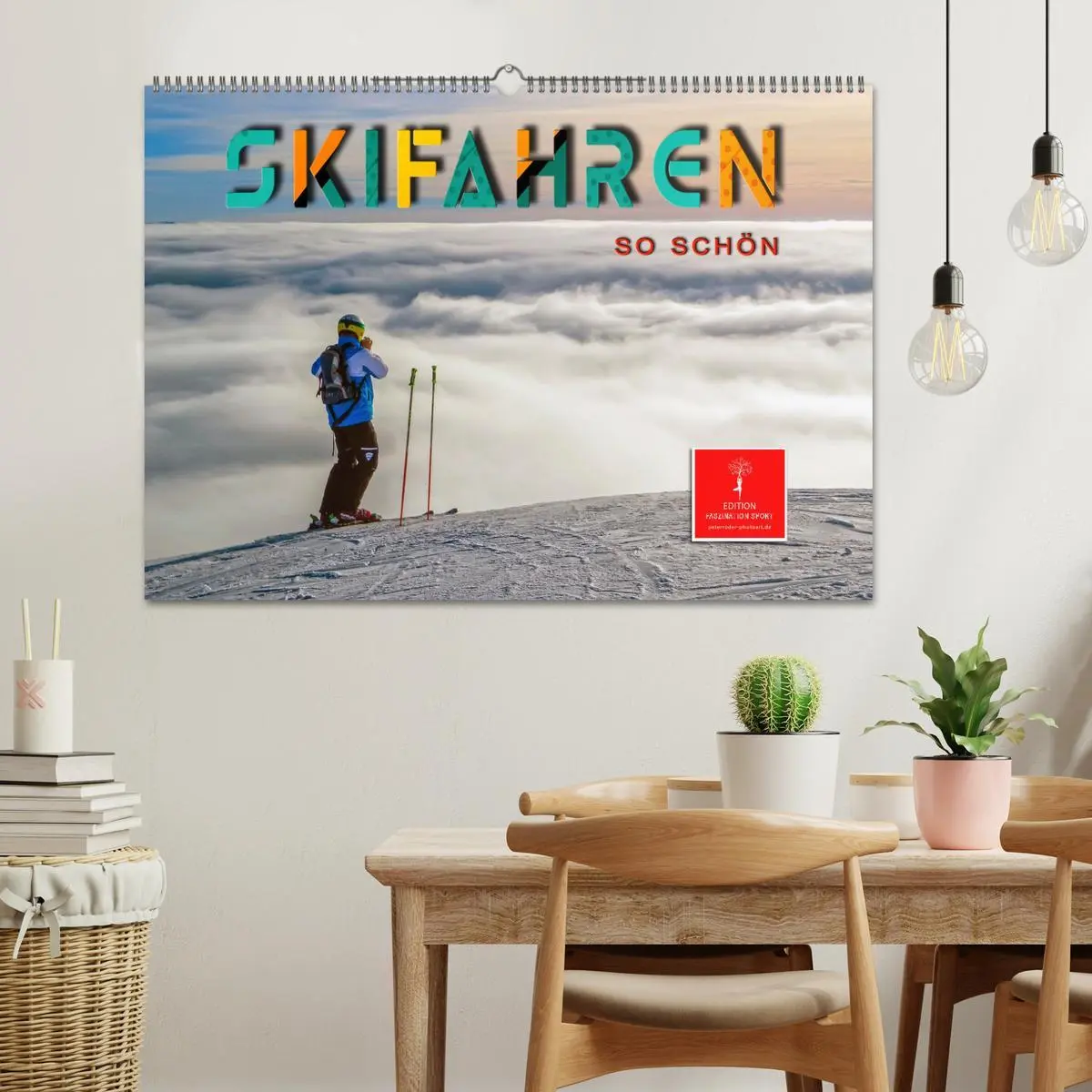 Bild: 9783457859391 | Skifahren - so schön (Wandkalender 2026 DIN A2 quer), CALVENDO...